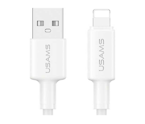USAMS Kabel U90 2,4A USB-A do Lightning biały - 1569135 - zdjęcie
